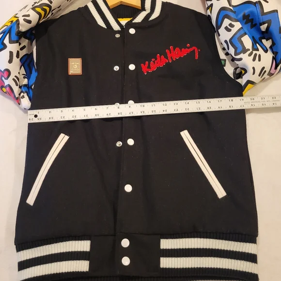 Joyrich x Keith Haring Varsity Jacket Men's Size Large - Picture 15 of 15